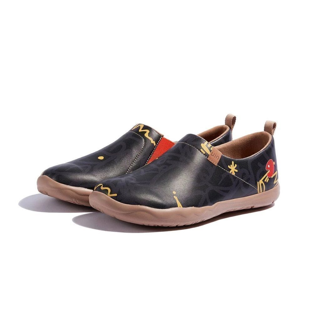 UIN Men's Walking Shoes Microfiber Casual Loafers Comfort Sneaker (Lovely Crown) - Picture 5 of 7